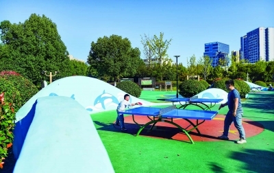 小游園 家門口的休閑健身好去處